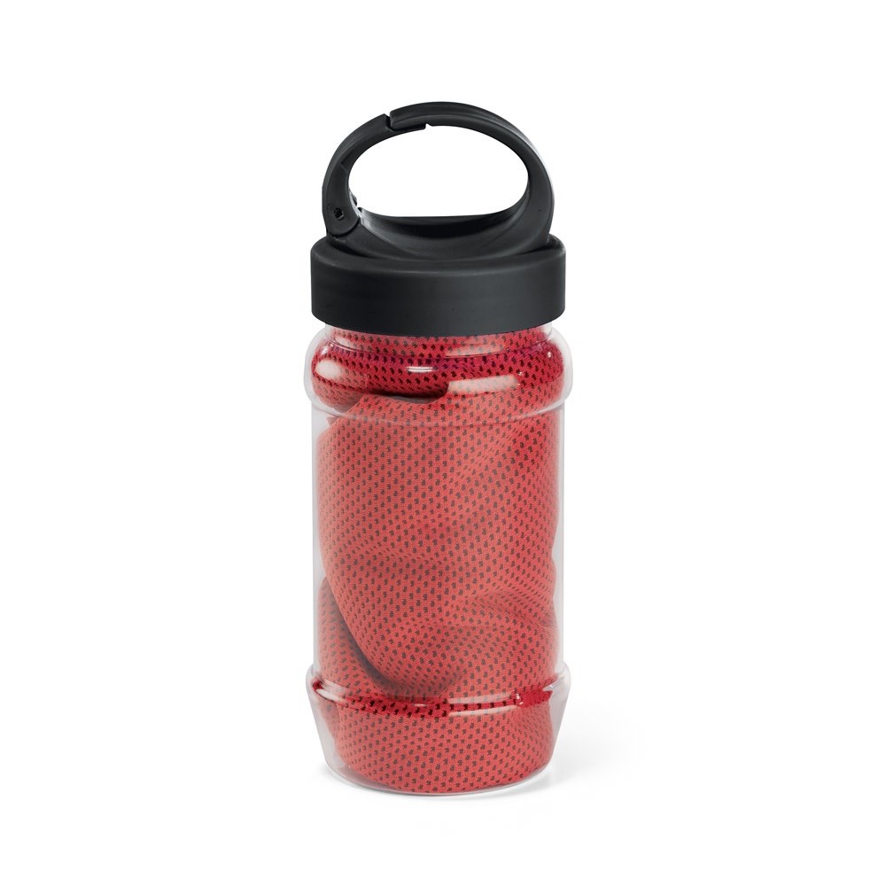 ARTX PLUS. Sporthandtuch mit Flasche