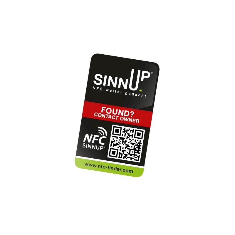 NFC 3D Doming Aufkleber mit Fundsystem