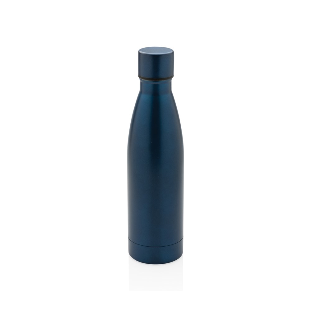 RCS recycelte Stainless Steel Solid Vakuum-Flasche - navy blau (± PMS Blue 8483C)