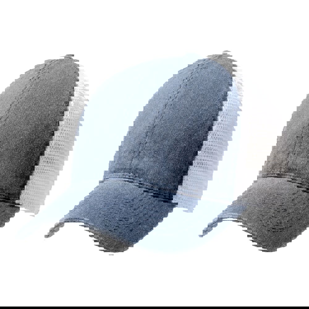 Washed Cotton Soft Mesh Trucker Cap