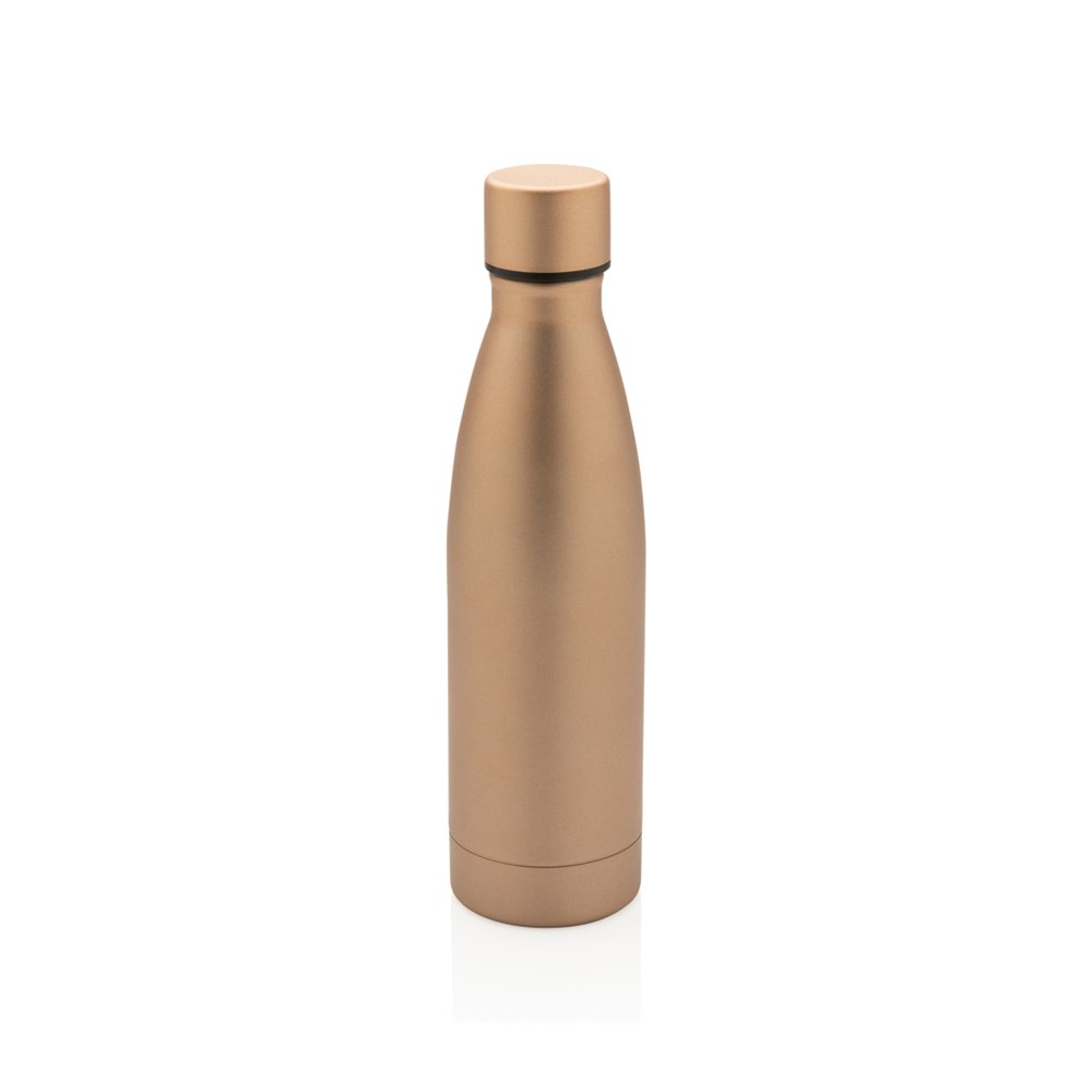 RCS recycelte Stainless Steel Solid Vakuum-Flasche - gold (± PMS 8022 C)