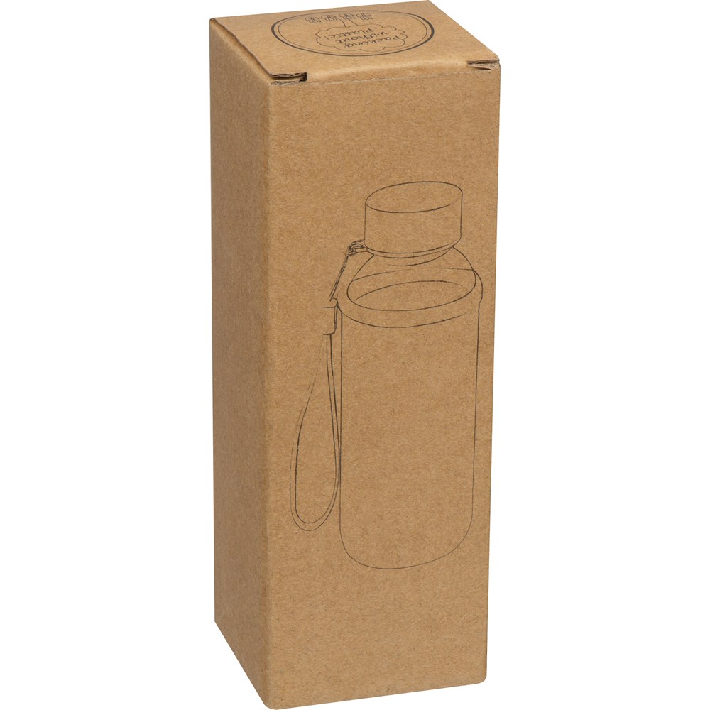 Trinkflasche aus Glas mit Neoprenüberzug, 300ml