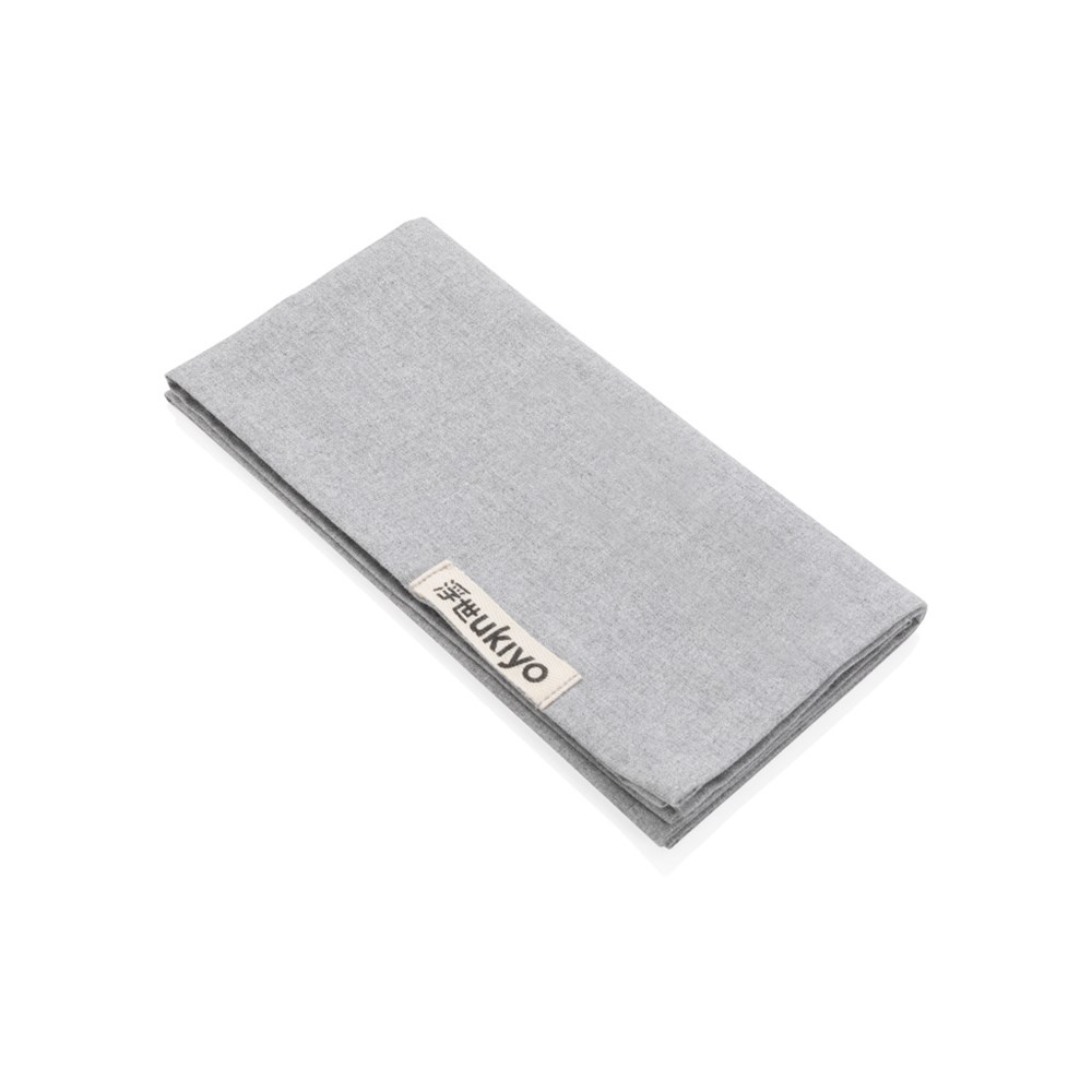 Ukiyo Aware™ 180gr rCotton 4-tlg. Servietten-Set - grau (± PMS Cool Grey 6)