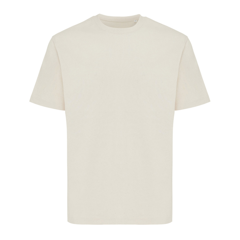 IQONIQ Nikko Heavyweight T-Shirt aus recycelter Baumwolle - natural raw (± PMS natural raw undyed)