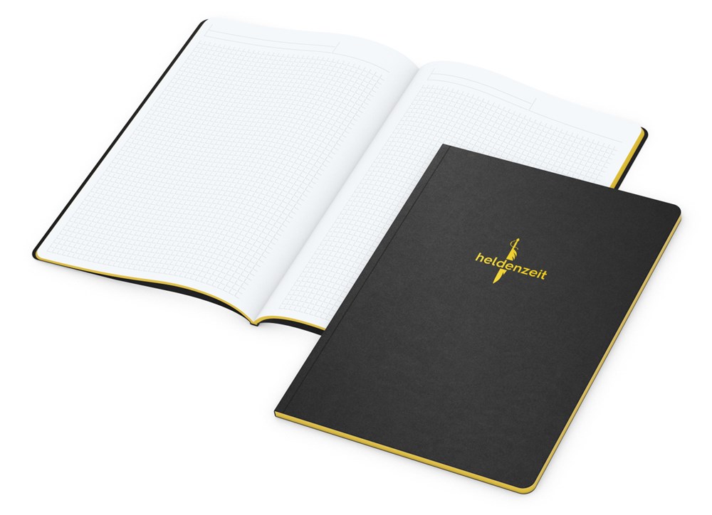 Notizbuch Tablet-Book Slim Bestseller, A4, gelb