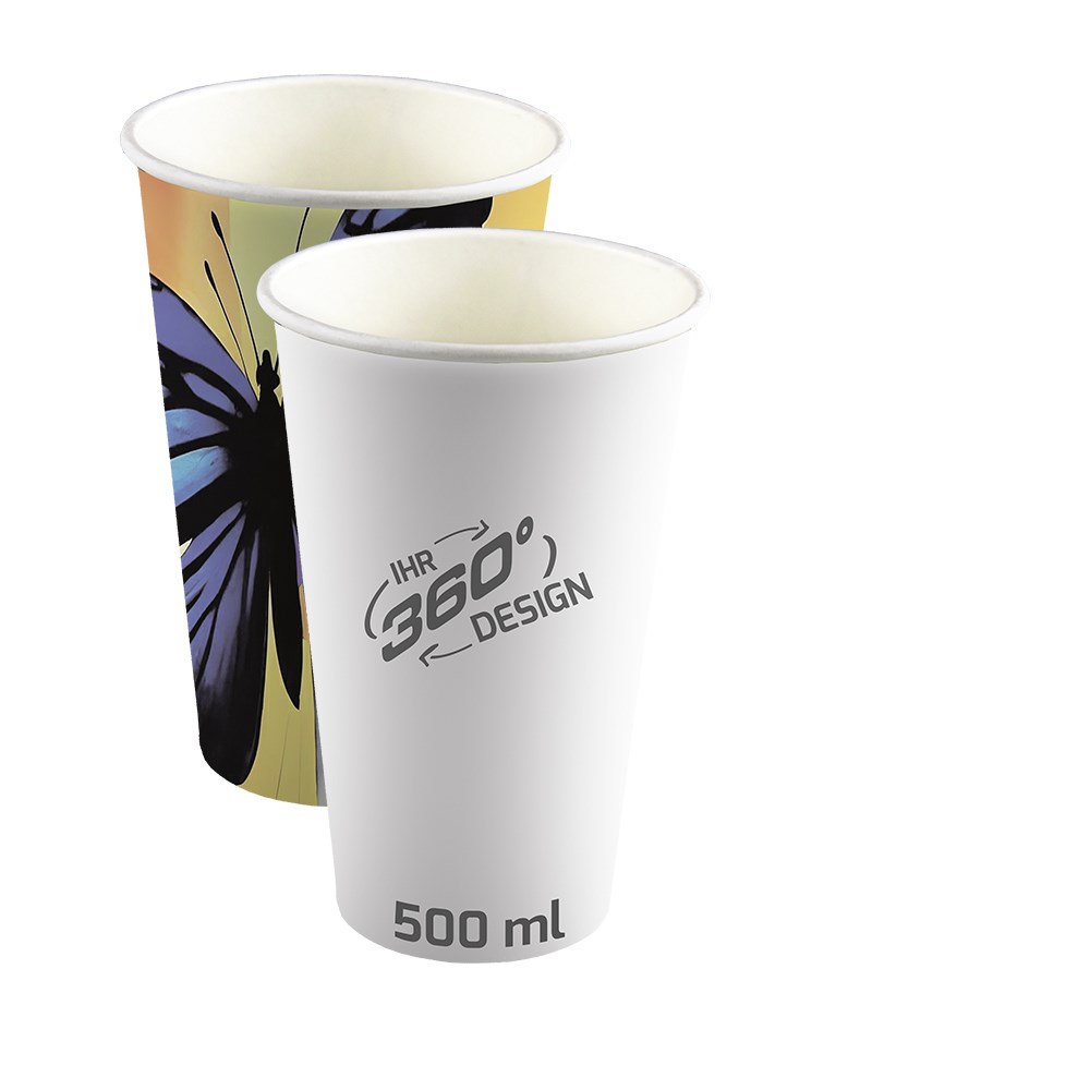 PE-Pappbecher, 450ml, , Becher XL
