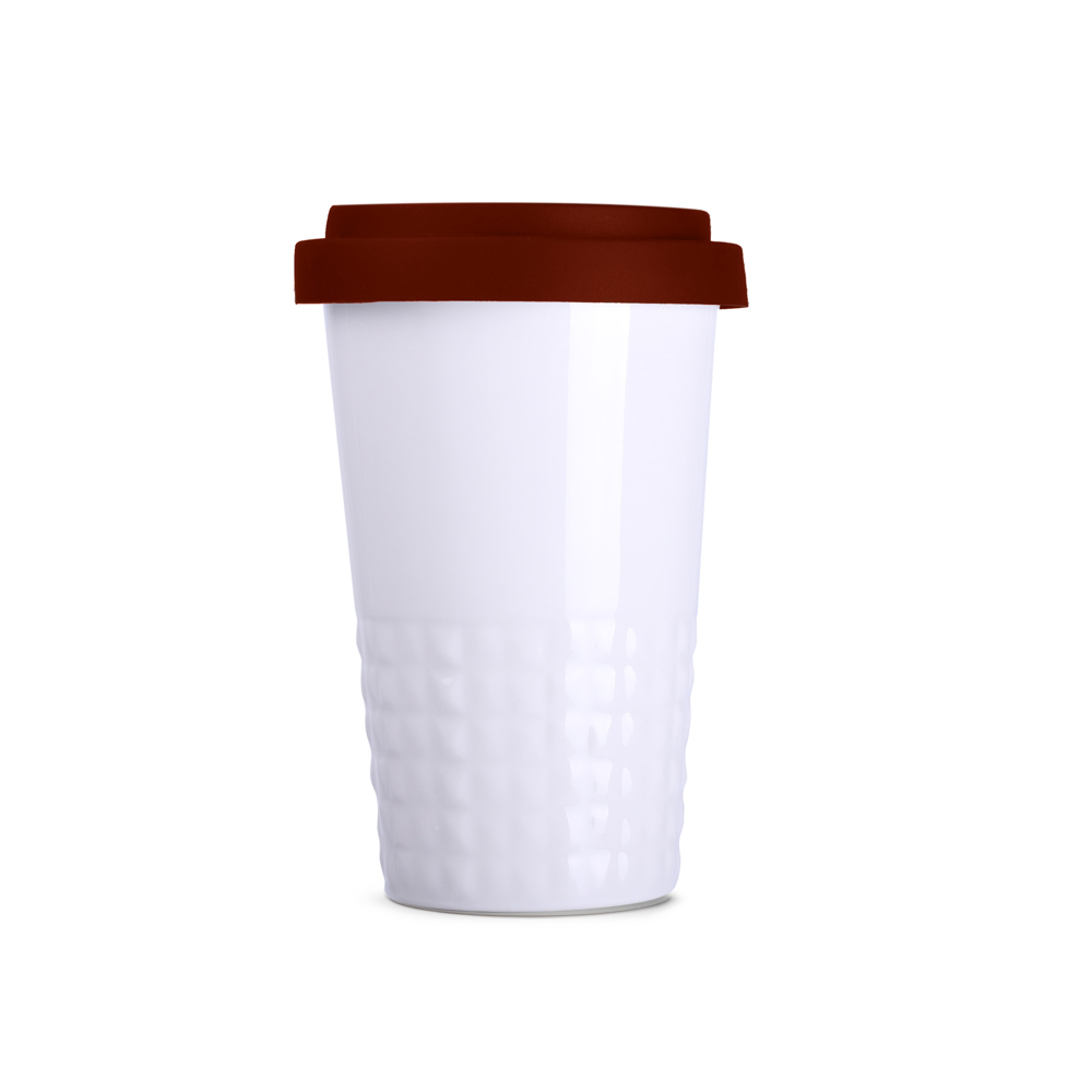 Becher Freedom Excellence Classic 280ml weiß/braun | white/brown | 280 ...